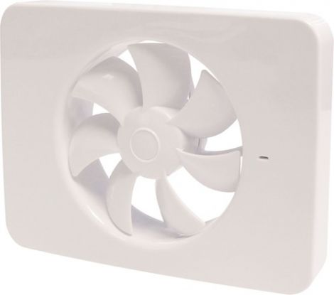 Badkamer ventilator Lo-Carbon iQ Ø 100 - 125mm Wit